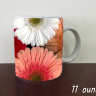 Gerber Daisy, Gerbera  Floral Photo Coffee Mug 11 oz