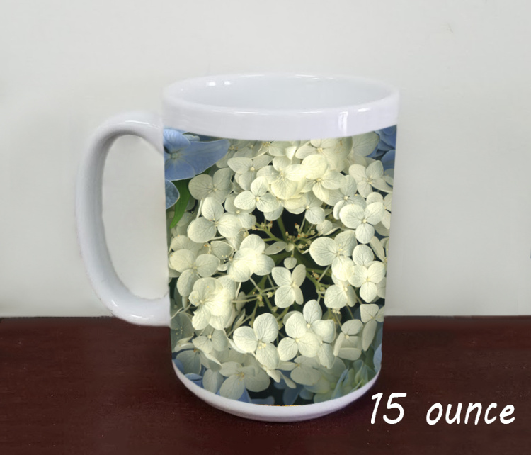 Hydrangea Blooms Flowers Fine Art Photo Ceramic Mug