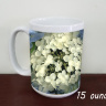 Hydrangea Blooms Flowers Fine Art Photo Ceramic Mug  15oz