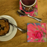 Pink Indian Paintbrush Wildflower Photo Ceramic Drink Coaster