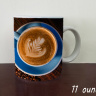 Coffee Theme Latte Art 11 oz Ceramic Mug 
