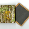 Aspen Grove II 4x4 Wood Coaster with magnet