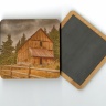 Alta Lake Mining 4x4 Wood Coaster with Magnet