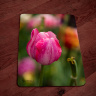 Pink Tulip with Rain Drops Photo Tempered Glass Cutting Board 8x11 and 12x15