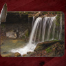 Artist Point Arkansas Waterfall Glass Cutting Board 8x11 and 12x15 | Beautiful Counter Protector