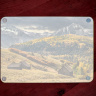Old Colorado Schoolhouse Cutting Board made of tempered glass, Colorado board in 8x11 and 12x15