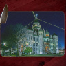 Jasper County Courthouse in Winter I in Carthage Cutting Board Route 66