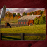 Kentucky Bluegrass Horse Farm Cutting Board 8x11 and 12x15