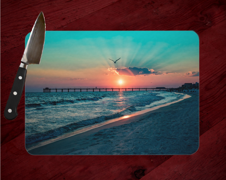 Sunset on the Beach Cutting Board, Destin Florida