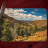 Culter Creek Colorado  Cutting Board 8x11 and 12x15 | Decorative Counter Protector | Kitchen Colorado Art