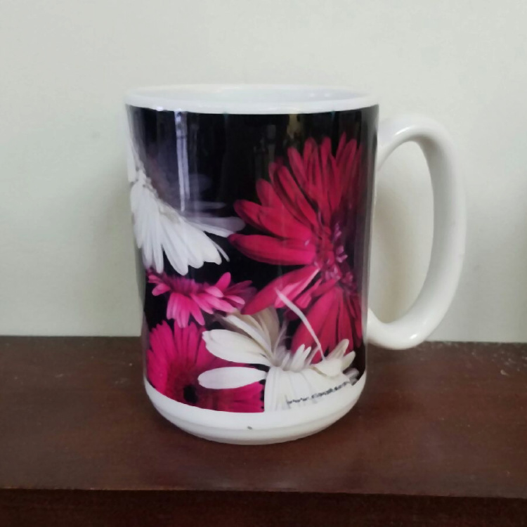 Gerber Daisies Floral Photo Coffee Mug